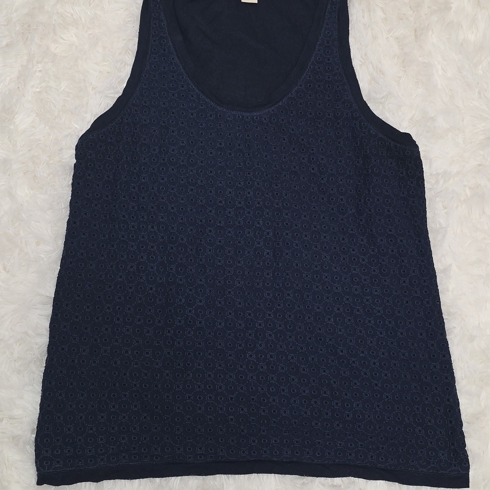 J. Crew Dark Blue Top. Size XS